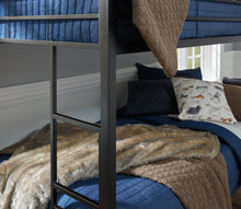 Load image into Gallery viewer, Broshard Twin/twin Metal Bunk Bed