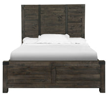 Load image into Gallery viewer, Abington Panel Bed In Weathered Charcoal King