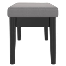 Load image into Gallery viewer, Pebble Bench in Grey Boucle - Furniture Depot