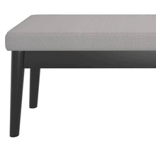 Load image into Gallery viewer, Pebble Bench in Grey Boucle - Furniture Depot