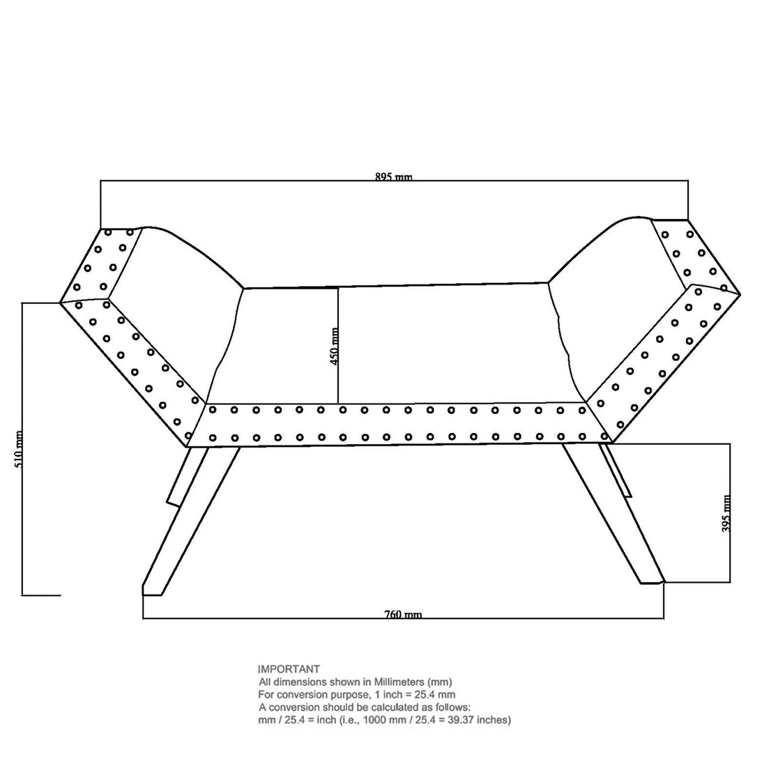 LANA-BENCH-BEIGE - Furniture Depot