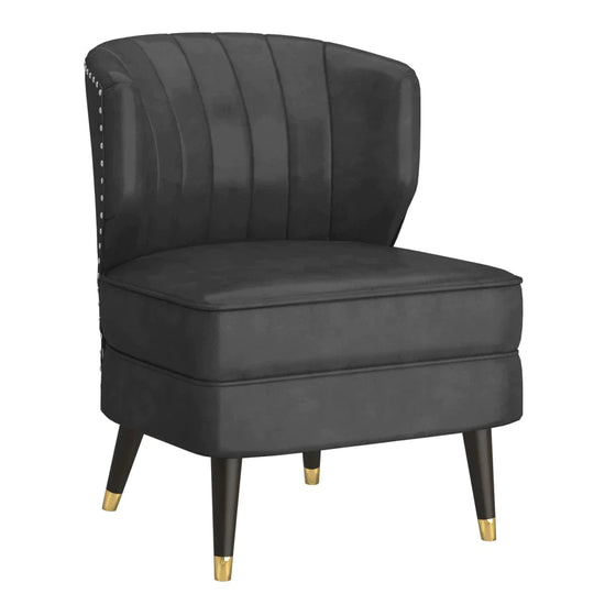 Kyrie Accent Chair in Grey - Furniture Depot