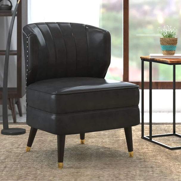 Kyrie Accent Chair in Grey - Furniture Depot