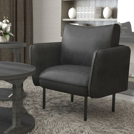 Ryker Accent Chair in Grey - Furniture Depot