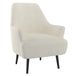 Zoey Accent Chair in Cream Boucle - Furniture Depot