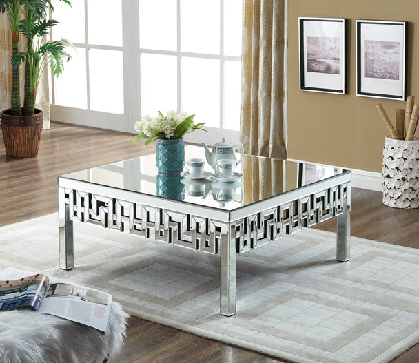 Aria Mirrored Coffee Table - Furniture Depot