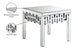 Aria Mirrored End Table - Furniture Depot