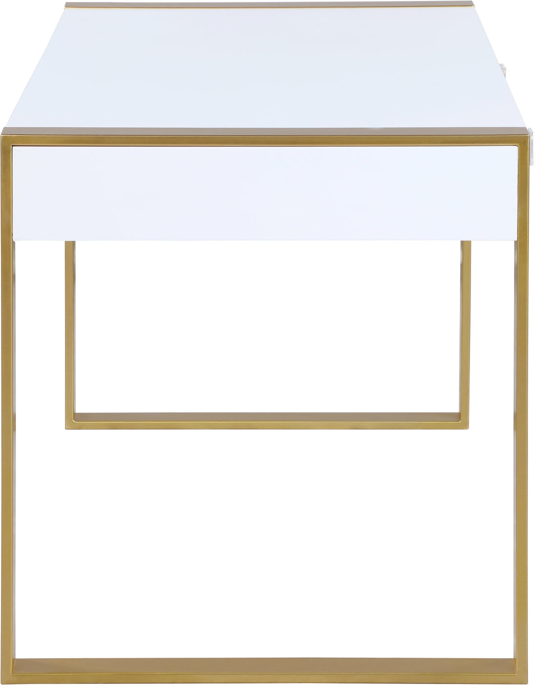 Victoria White / Gold Desk/Console - Furniture Depot (7679000903928)