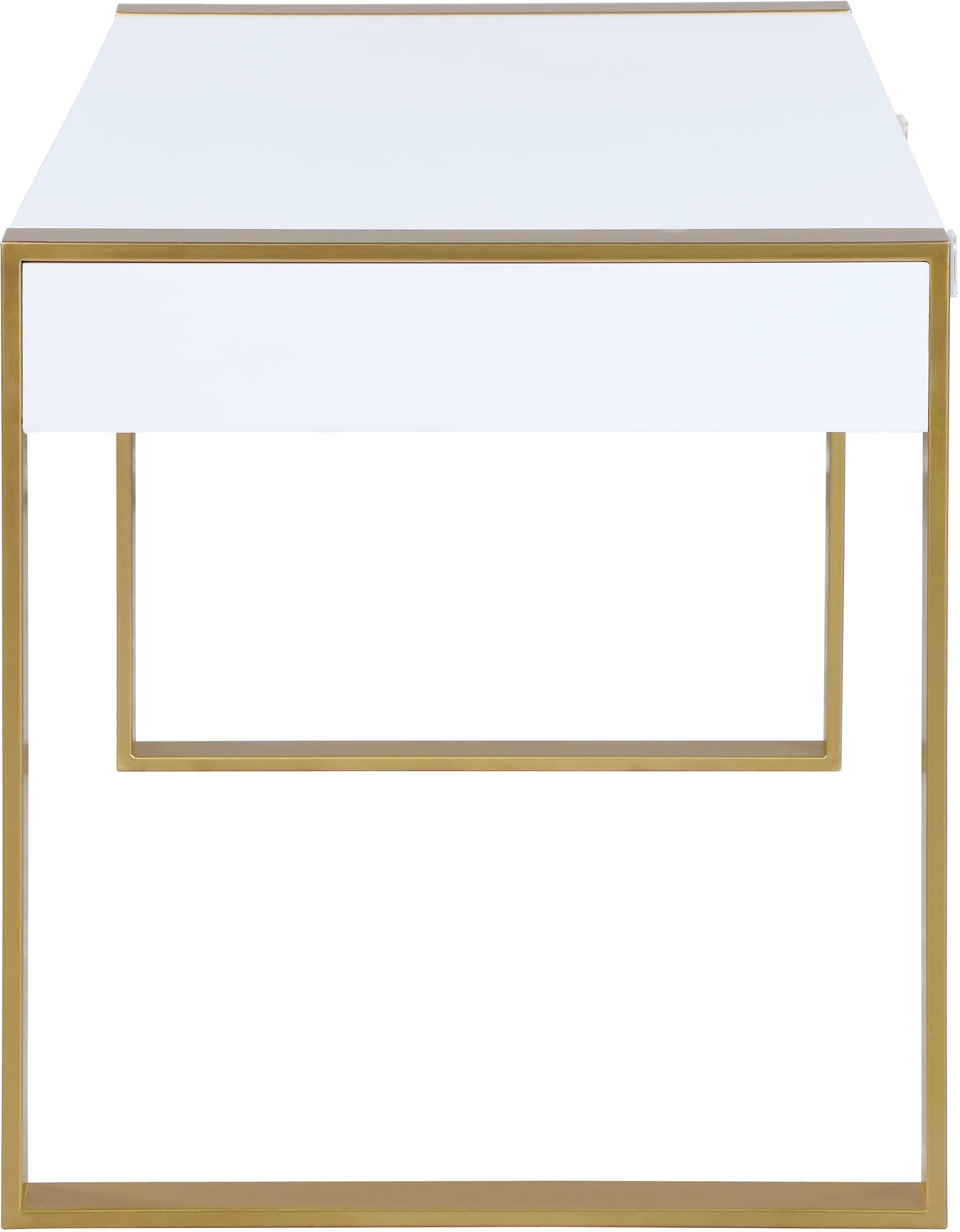 Victoria White / Gold Desk/Console - Furniture Depot (7679000903928)