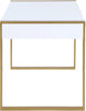 Victoria White / Gold Desk/Console - Furniture Depot (7679000903928)