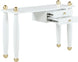 Etro White / Gold Desk/Console - Furniture Depot (7679000969464)