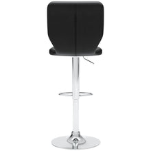 Load image into Gallery viewer, Pollzen Black Tall Uph Swivel Barstool (Set of 2)