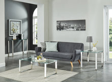 Load image into Gallery viewer, Zevon Accent Table in Silver - Furniture Depot