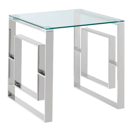EROS-ACCENT TABLE-SILVER - Furniture Depot