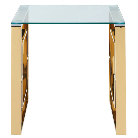 EROS-ACCENT TABLE-GOLD - Furniture Depot