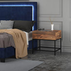 OJAS-ACCENT TABLE-NATURAL BURNT - Furniture Depot