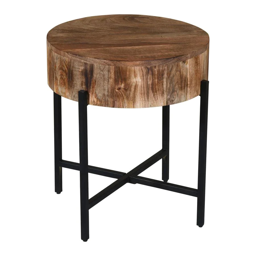 Blox Accent Table in Natural - Furniture Depot