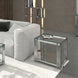 Estrel Large Accent Table in Silver - Furniture Depot