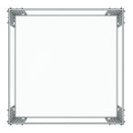 Estrel Large Accent Table in Silver - Furniture Depot