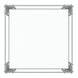 Estrel Large Accent Table in Silver - Furniture Depot