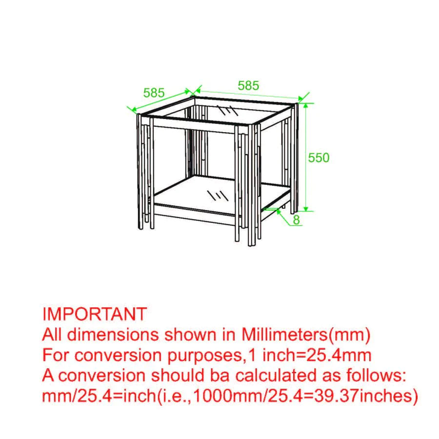 Estrel Large Accent Table in Silver - Furniture Depot