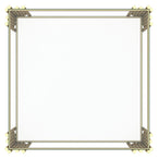 Estrel Large Accent Table in Gold - Furniture Depot