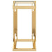 Estrel Small Accent Table in Gold - Furniture Depot