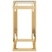 Estrel Small Accent Table in Gold - Furniture Depot