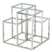 Casini Accent Table in Silver - Furniture Depot