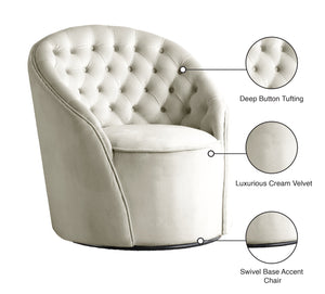 Alessio Velvet Accent Chair - Furniture Depot (7679001297144)
