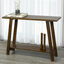 Load image into Gallery viewer, Volsa Console Table in Walnut - Furniture Depot