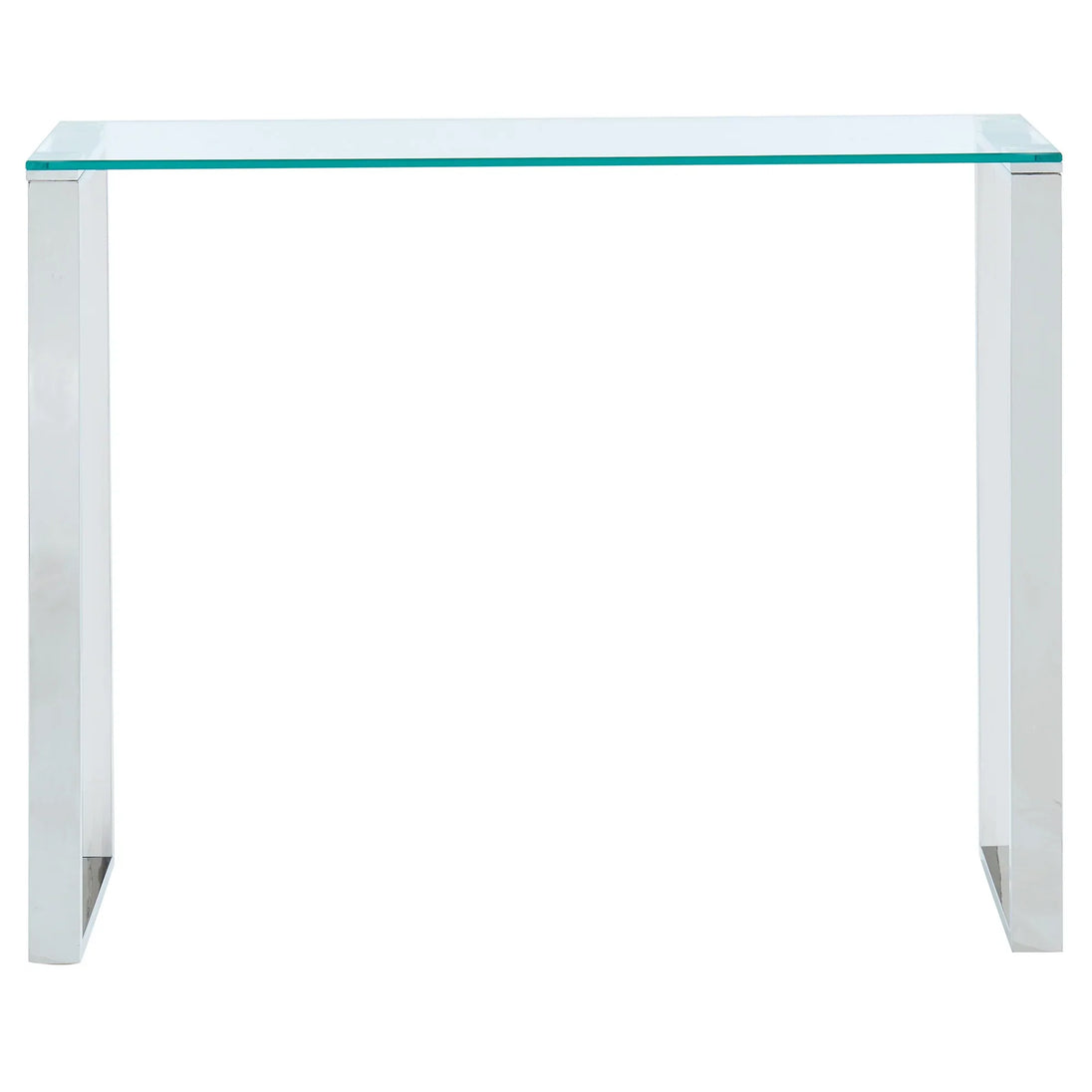 Zevon Console/Desk in Silver - Furniture Depot