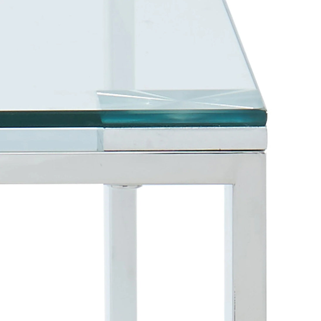 Zevon Console/Desk in Silver - Furniture Depot