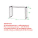 Zevon Console/Desk in Silver - Furniture Depot