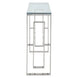 Eros Console Table in Silver - Furniture Depot