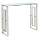 Eros Console Table in Silver - Furniture Depot