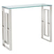 Eros Console Table in Silver - Furniture Depot