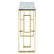Eros Console Table in Gold - Furniture Depot