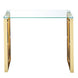 Eros Console Table in Gold - Furniture Depot
