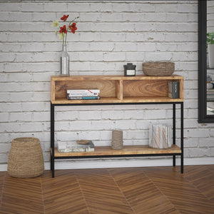 OJAS-CONSOLE TABLE-NATURAL BURNT - Furniture Depot