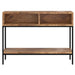 OJAS-CONSOLE TABLE-NATURAL BURNT - Furniture Depot