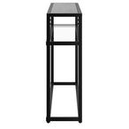 QUINN-CONSOLE TABLE-BLACK - Furniture Depot