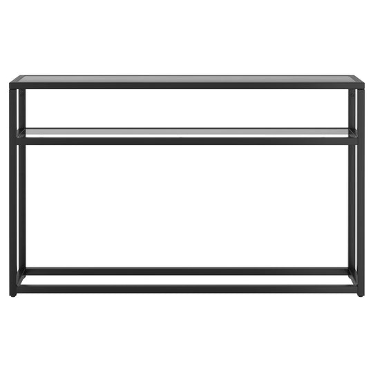 QUINN-CONSOLE TABLE-BLACK - Furniture Depot