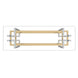 Florina Console Table in Silver and Gold - Furniture Depot