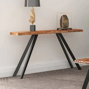 Virag Console Table in Natural - Furniture Depot