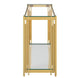 Estrel Console Table in Gold - Furniture Depot