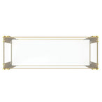 Estrel Console Table in Gold - Furniture Depot