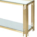 Estrel Console Table in Gold - Furniture Depot