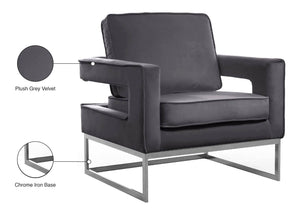Noah Velvet Accent Chair - Furniture Depot