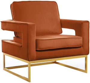Noah Velvet Accent Chair - Furniture Depot